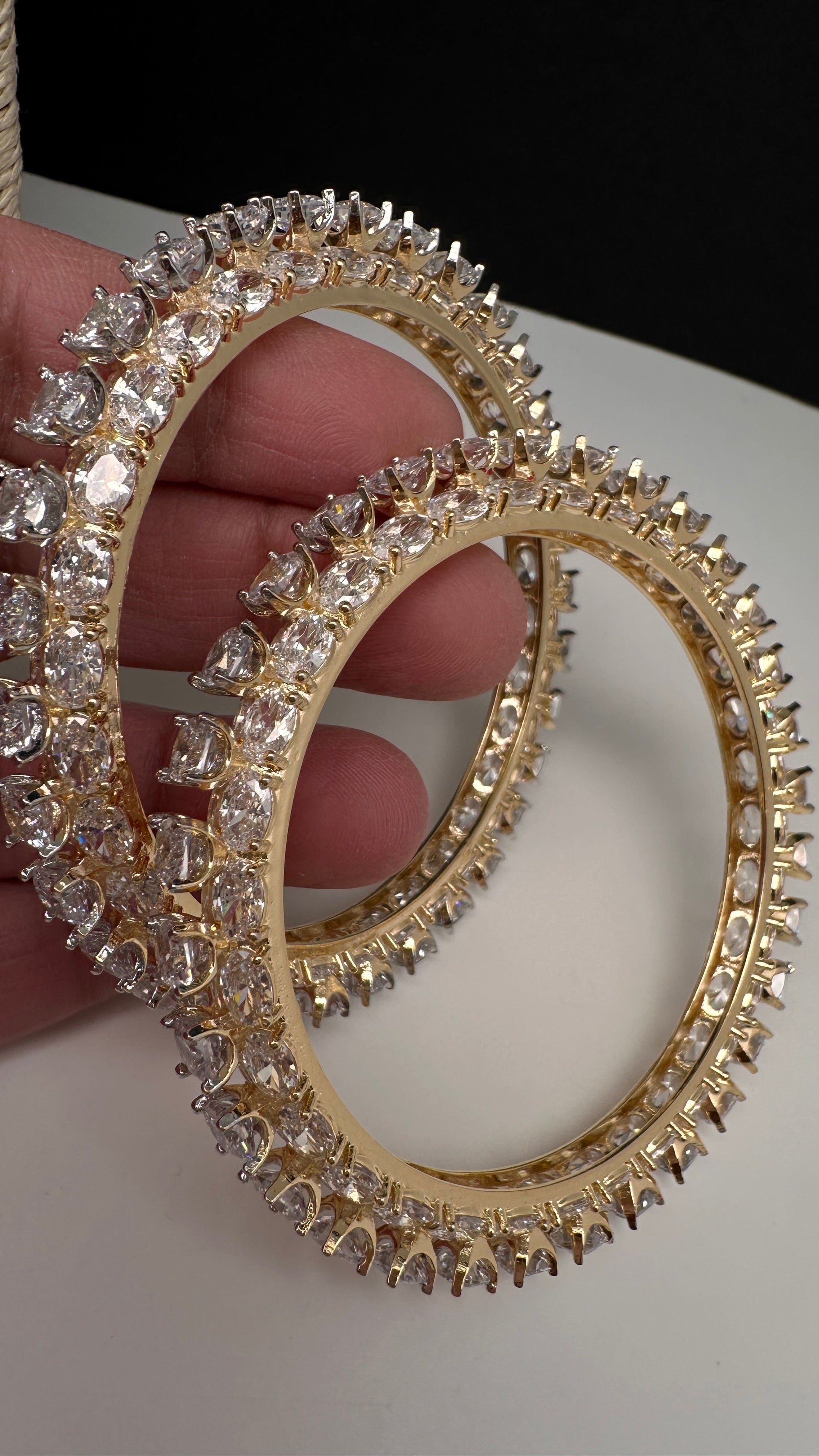 AD Diamond Kada Bangles - 2.8