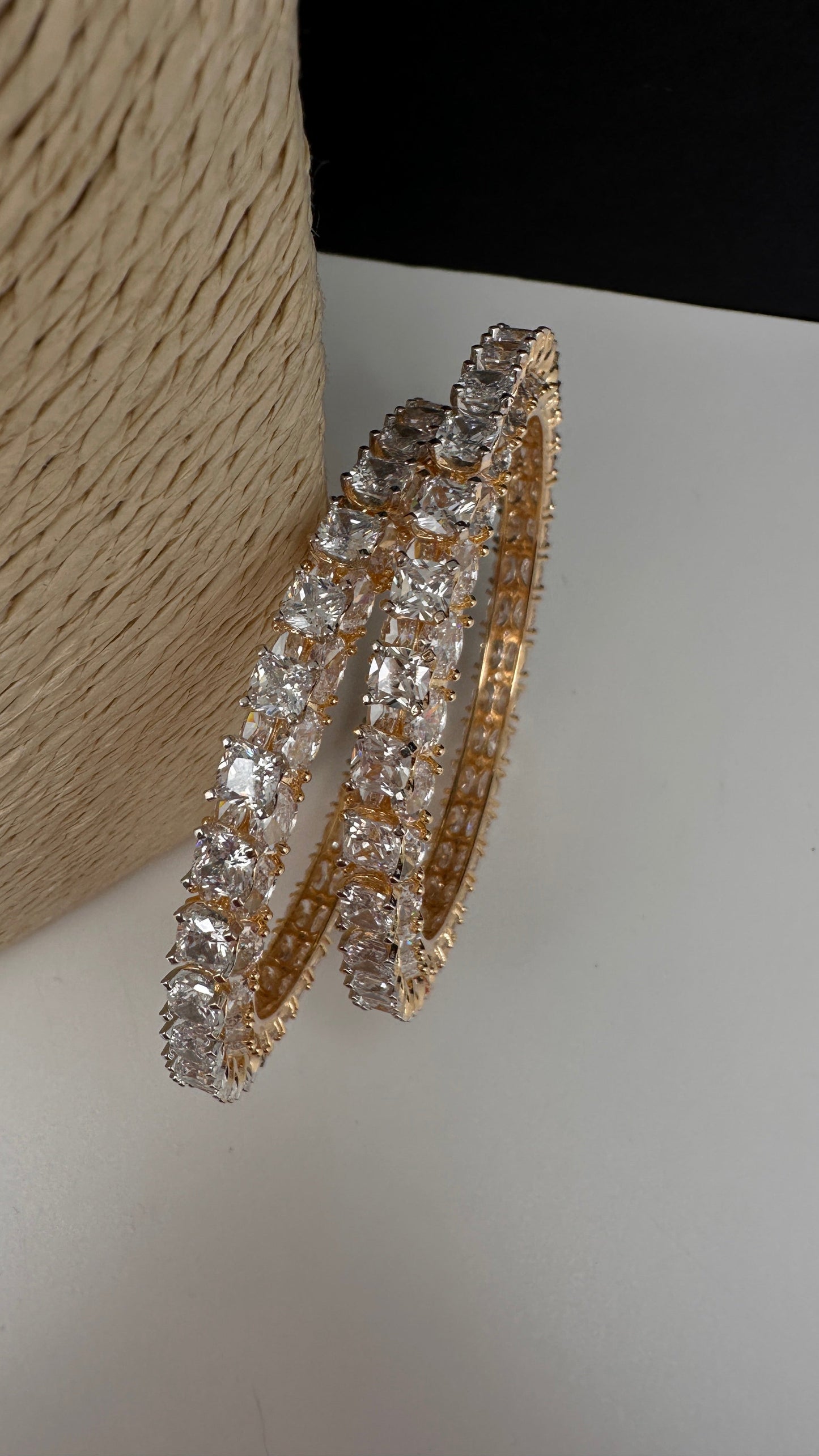 AD Diamond Kada Bangles - 2.8