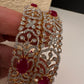AD Ruby Kada Bangles - 2.8