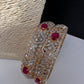 AD Ruby Kada Bangles - 2.8