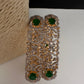 AD Emerald Kada Bangles - 2.8