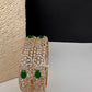 AD Emerald Kada Bangles - 2.8