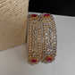 AD Ruby Diamond Bangles - 2.8