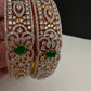 AD Emerald Diamond Bangles - 2.8