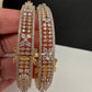 AD Diamond Openable Bangles - 2.8