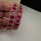 AD Ruby Openable Bangles - 2.10