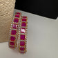 AD Ruby Openable Bangles - 2.10