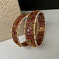 Matte AD Goddess Lakshmi  Kada Bangles - 2.8