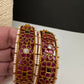Matte AD Goddess Lakshmi  Kada Bangles - 2.8