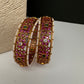 Matte AD Goddess Lakshmi  Kada Bangles - 2.8