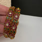 Matte Multi Color kemp Bangles - 2.8