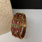 Matte Multi Color kemp Bangles - 2.8