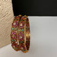Matte Multi Color kemp Bangles - 2.8