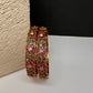 Matte Multi Color kemp Bangles - 2.8