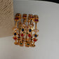Navratan Multi Color Set of 4 Bangles - 2.8