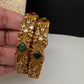 Matte Multi Stone Bangles - 2.8