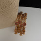 CZ Floral Elephant  Set of 4 Bangles - 2.8