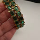 Green Kemp Matte Bangles - 2.8