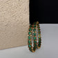 Green Kemp Matte Bangles - 2.8
