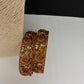Matte Peacock Multi Stone Bangles - 2.8