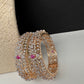 AD Ruby Diamond Openable Bangles - 2.8