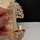 AD Emerald Diamond Openable Bangles - 2.8