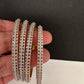 AD Diamond Finish Set of 4 Bangles - 2.8