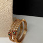 CZ Potta Stones Bangles - 2.8
