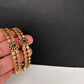 CZ Potta Stones Bangles - 2.8