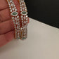 Marquise AD Ruby Sleek Bangles - 2.8