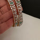 Marquise AD Ruby Sleek Bangles - 2.8