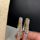 Marquise AD Green Sleek Bangles - 2.8