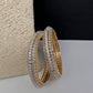 Golden AD kada bangles for sarees lehengas and weddings
