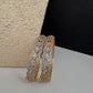 Openable floral AD kada bangles pair for Indian festivals