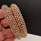 Openable AD kada bangles pair for weddings and festivals