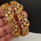 Matte Elephant CZ Bangles - 2.8