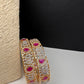 AD Ruby Kada Bangles - 2.8