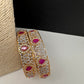 AD Ruby Kada Bangles - 2.8