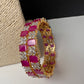 AD Ruby Red Bangles - 2.8