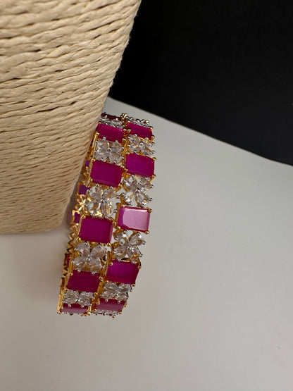 AD Ruby Red Bangles - 2.8