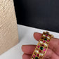 Jadau Kundan Multi Color Openable Single Bangle - 2.6