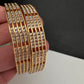 AD Gold Bangles - 2.8