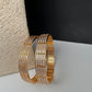 AD Gold Bangles - 2.8