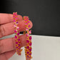Ruby Red Sleek Openable Bangles - 2.8