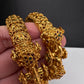 Matte Pattern Openable Kada Bangles - Pair - BN000565