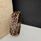 Peacock CZ Red Victorian Sleek Bangles - Pair - BN000567