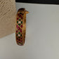 Multicolor Jadau Kundan Openable Single Bangle - size 2.6
