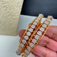 Triangle AD Diamond Finish Bangles - 2.8