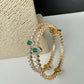Sleek Emerlad AD Bangles - 2.8