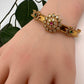 Matte CZ Multi Stone Openable Bracelet Kada
